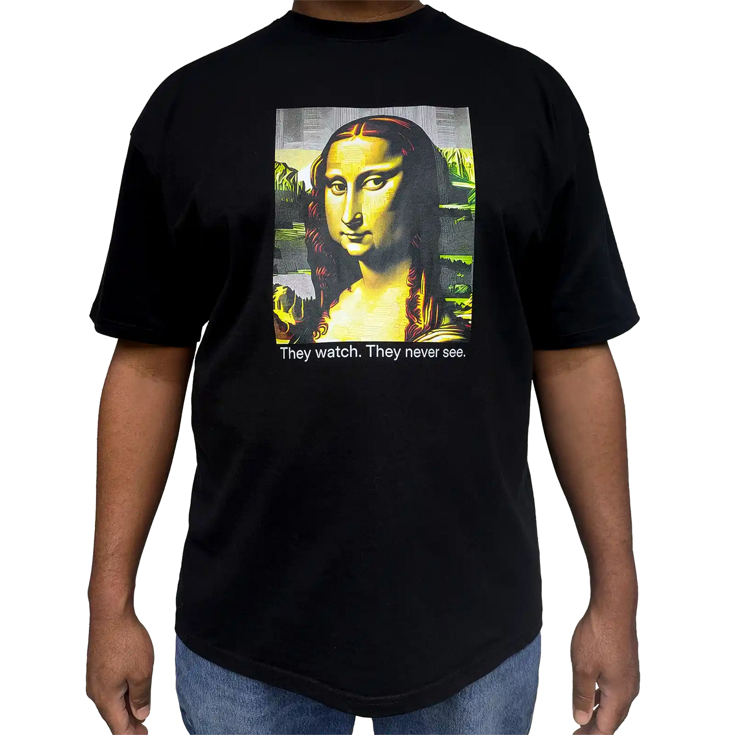 Glitch Gaze — They watch. They never see • Jet Black