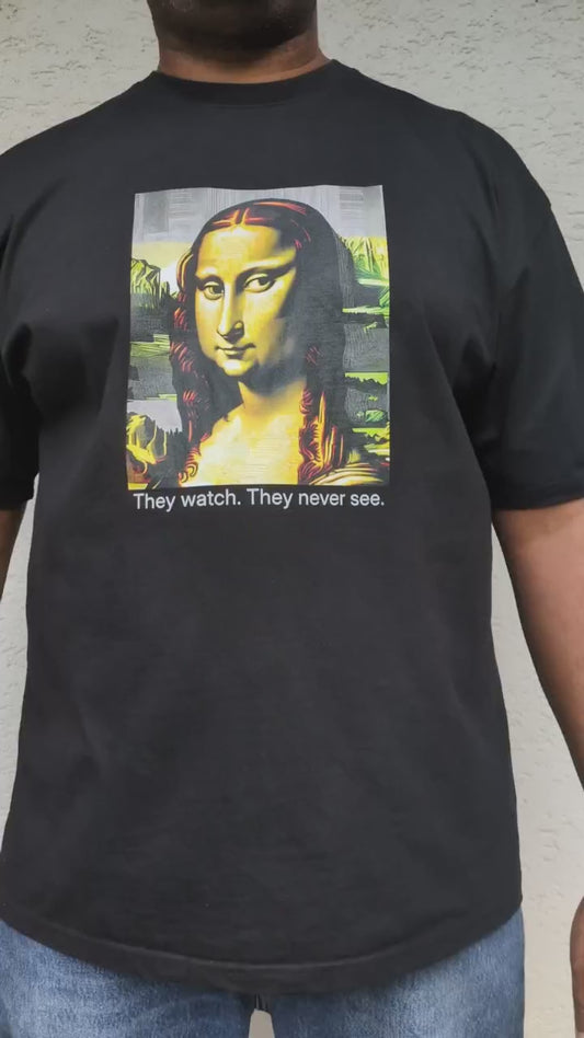 Glitch Gaze — They watch. They never see • Jet Black
